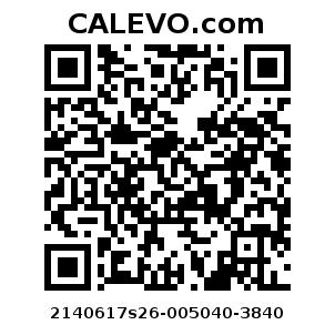 Calevo.com pricetag 2140617s26-005040-3840