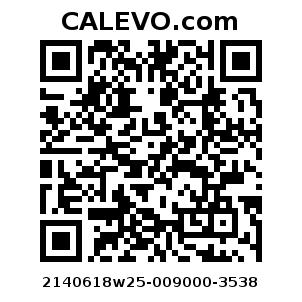 Calevo.com Preisschild 2140618w25-009000-3538