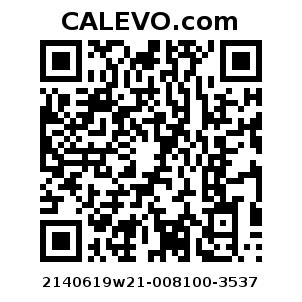 Calevo.com Preisschild 2140619w21-008100-3537