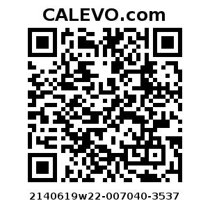 Calevo.com Preisschild 2140619w22-007040-3537