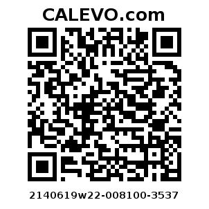 Calevo.com Preisschild 2140619w22-008100-3537