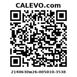 Calevo.com Preisschild 2140630w26-005010-3538