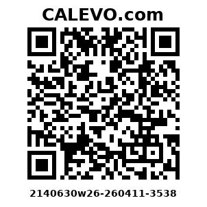 Calevo.com Preisschild 2140630w26-260411-3538
