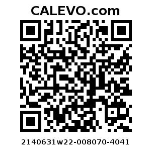 Calevo.com Preisschild 2140631w22-008070-4041