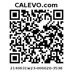 Calevo.com Preisschild 2140631w23-006020-3538