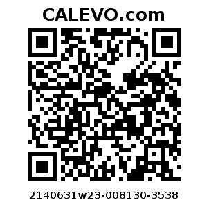 Calevo.com Preisschild 2140631w23-008130-3538