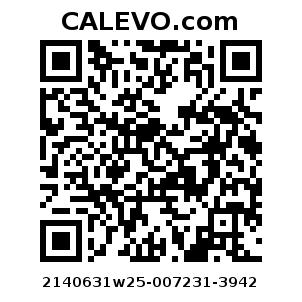 Calevo.com Preisschild 2140631w25-007231-3942