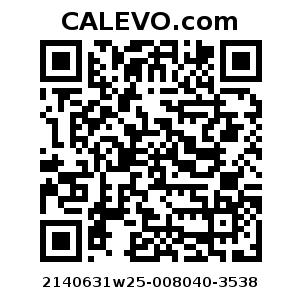 Calevo.com Preisschild 2140631w25-008040-3538