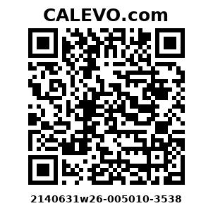 Calevo.com Preisschild 2140631w26-005010-3538