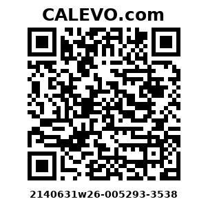 Calevo.com Preisschild 2140631w26-005293-3538