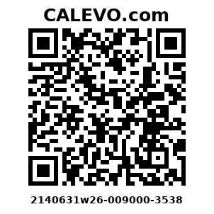 Calevo.com Preisschild 2140631w26-009000-3538
