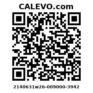 Calevo.com Preisschild 2140631w26-009000-3942