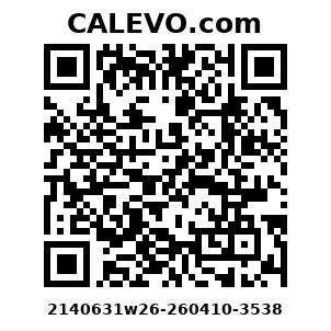 Calevo.com Preisschild 2140631w26-260410-3538