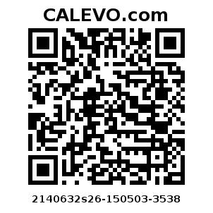 Calevo.com Preisschild 2140632s26-150503-3538