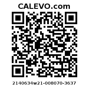 Calevo.com Preisschild 2140634w21-008070-3637