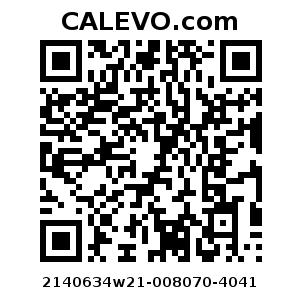 Calevo.com Preisschild 2140634w21-008070-4041