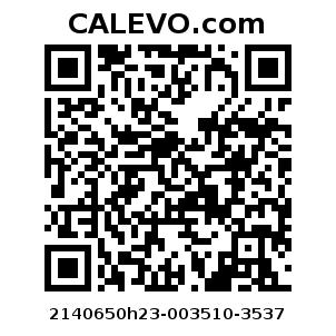Calevo.com Preisschild 2140650h23-003510-3537