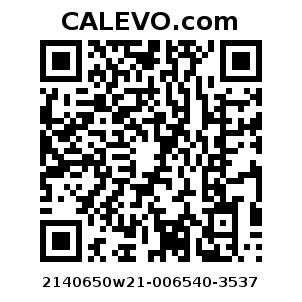 Calevo.com Preisschild 2140650w21-006540-3537