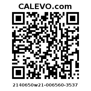 Calevo.com pricetag 2140650w21-006560-3537