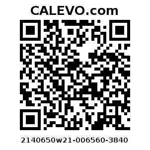 Calevo.com Preisschild 2140650w21-006560-3840