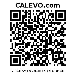 Calevo.com pricetag 2140651s24-007378-3840