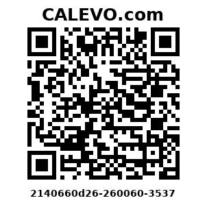 Calevo.com Preisschild 2140660d26-260060-3537