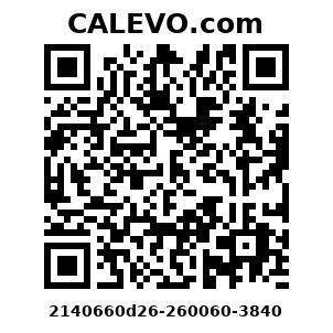 Calevo.com Preisschild 2140660d26-260060-3840
