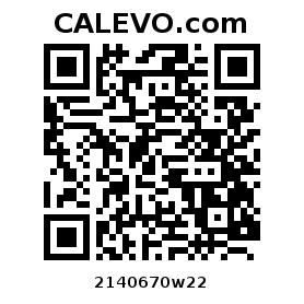 Calevo.com Preisschild 2140670w22