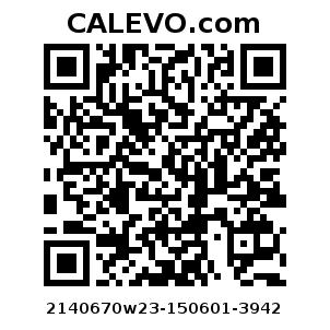 Calevo.com Preisschild 2140670w23-150601-3942