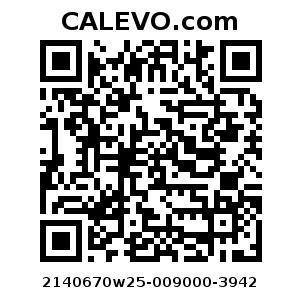 Calevo.com Preisschild 2140670w25-009000-3942