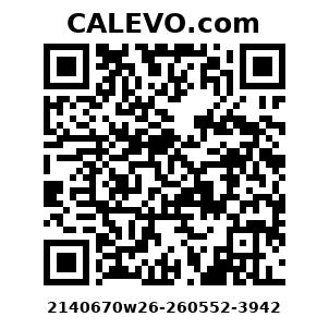 Calevo.com Preisschild 2140670w26-260552-3942