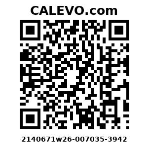 Calevo.com Preisschild 2140671w26-007035-3942