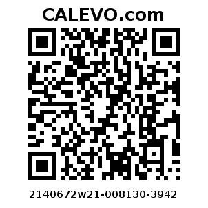 Calevo.com pricetag 2140672w21-008130-3942