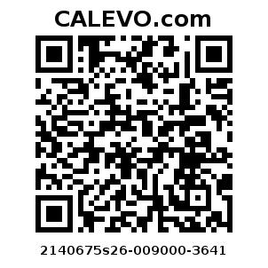 Calevo.com Preisschild 2140675s26-009000-3641