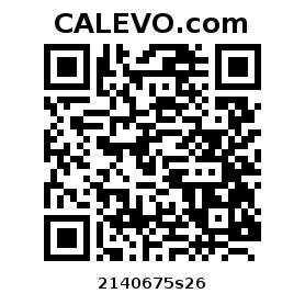 Calevo.com Preisschild 2140675s26