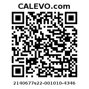 Calevo.com pricetag 2140677s22-001010-4346