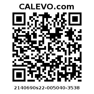 Calevo.com Preisschild 2140690s22-005040-3538