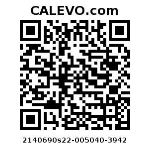 Calevo.com Preisschild 2140690s22-005040-3942
