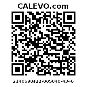 Calevo.com Preisschild 2140690s22-005040-4346