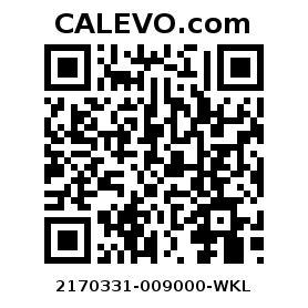 Calevo.com Preisschild 2170331-009000-WKL