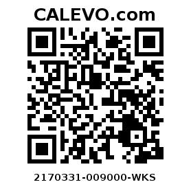 Calevo.com pricetag 2170331-009000-WKS