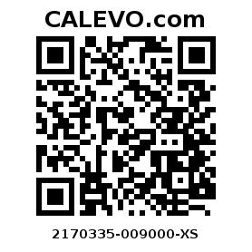 Calevo.com Preisschild 2170335-009000-XS