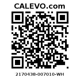 Calevo.com Preisschild 2170438-007010-WH