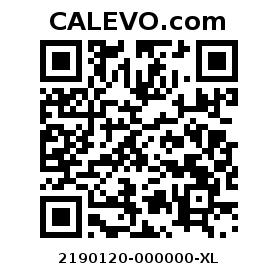 Calevo.com Preisschild 2190120-000000-XL