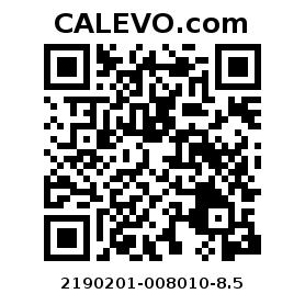 Calevo.com pricetag 2190201-008010-8.5