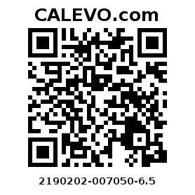 Calevo.com Preisschild 2190202-007050-6.5
