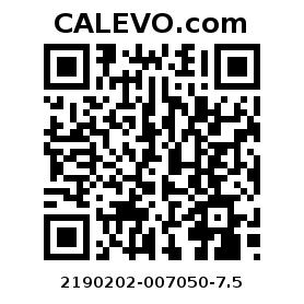Calevo.com Preisschild 2190202-007050-7.5