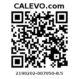 Calevo.com pricetag 2190202-007050-8.5