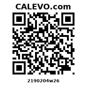 Calevo.com Preisschild 2190204w26