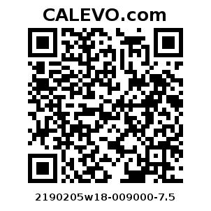 Calevo.com Preisschild 2190205w18-009000-7.5